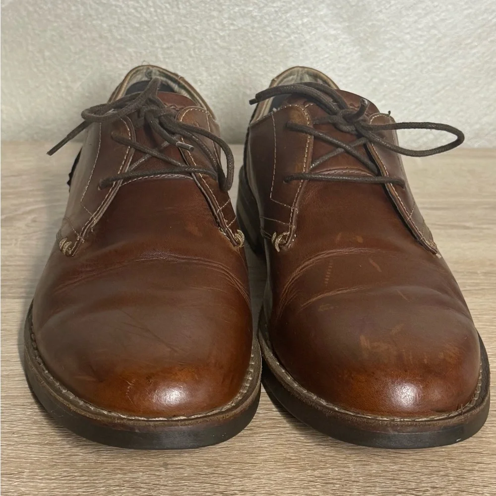 Original Penguin by Munsingwear Waylon Men’s 10 Oxford Brown Leather Dress Shoes